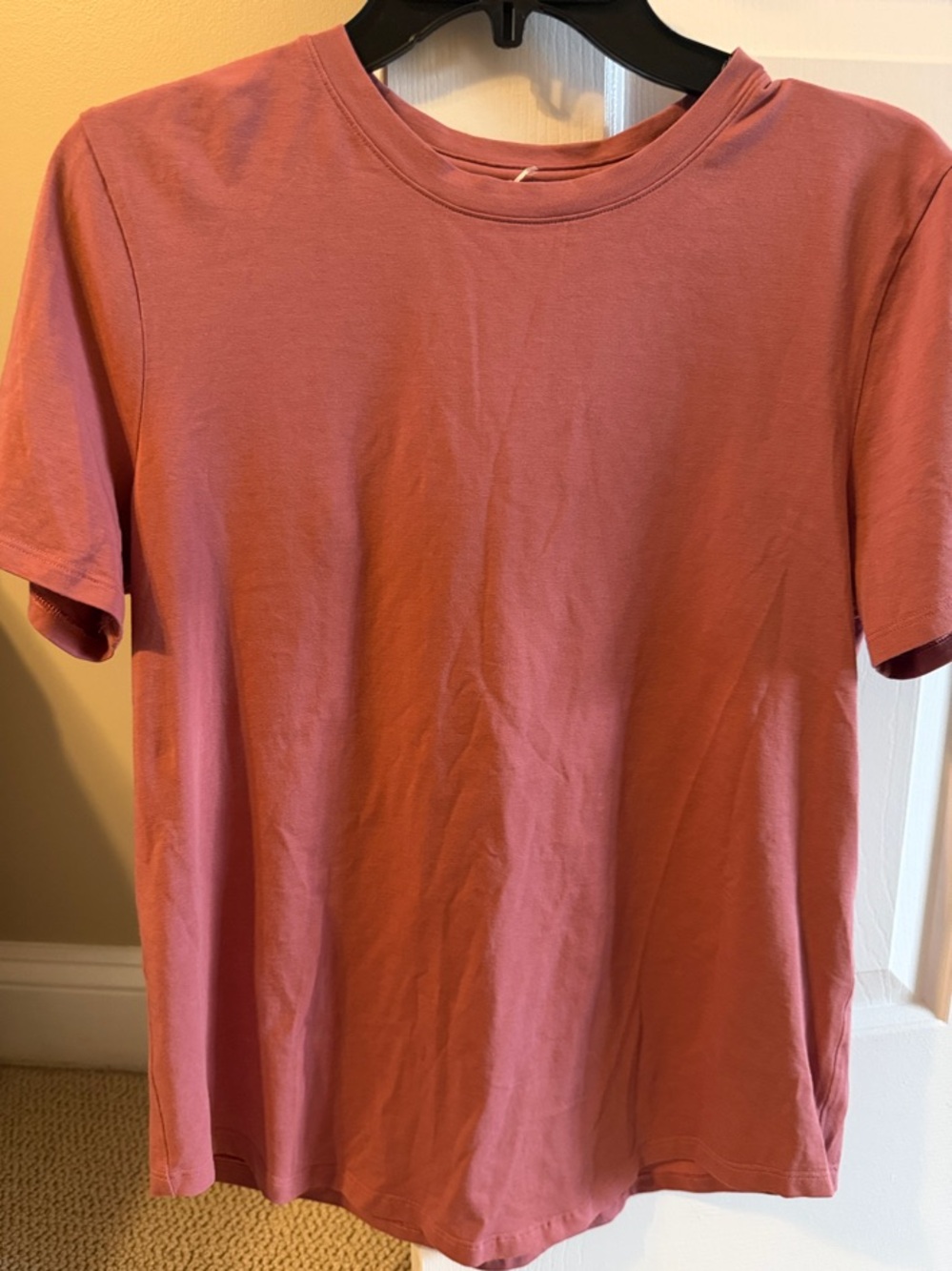 lululemon athletica Short Sleeve Crew Tee in Dusty Rose